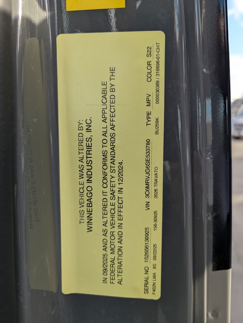 2026 Winnebago Travato 59K - Image 23