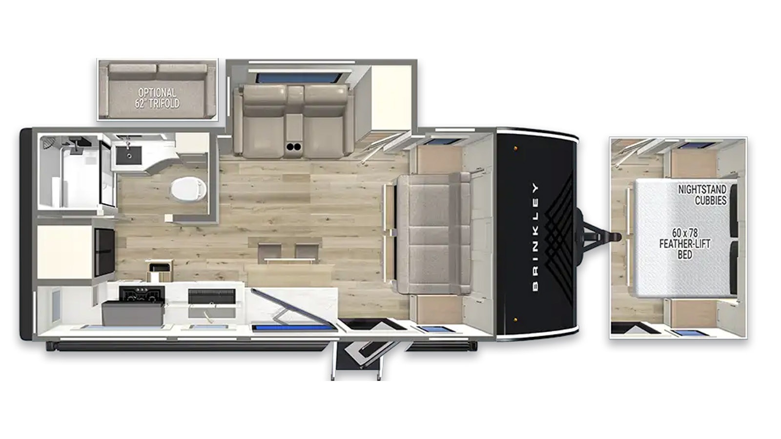2026 Brinkley RV Model Ix 20x - Floorplan 1