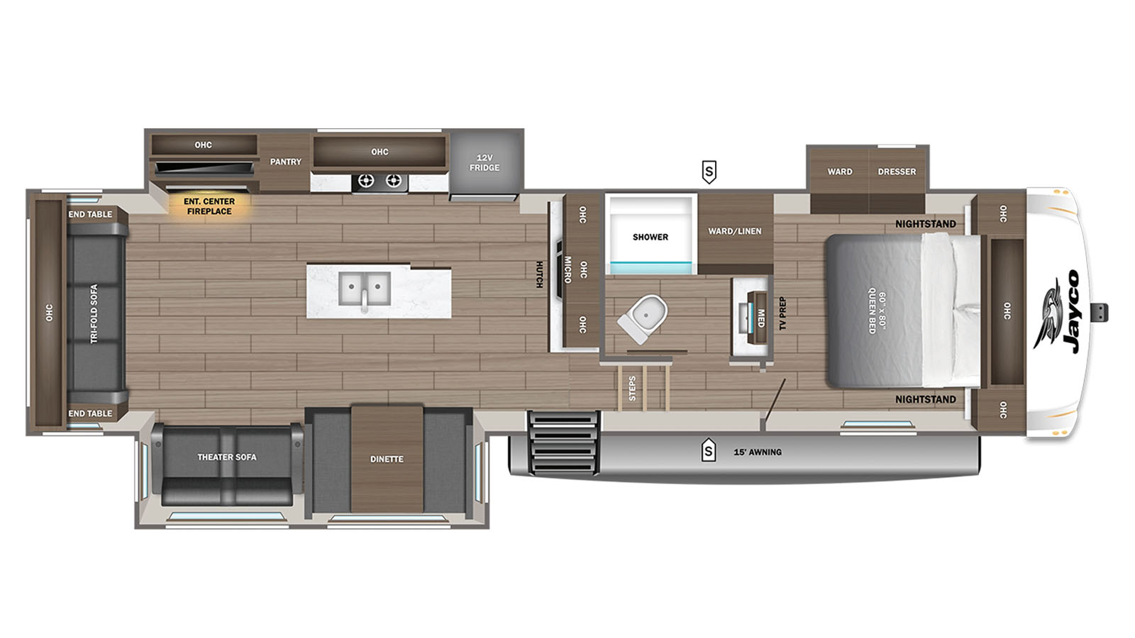 Jayco Eagle SLE floorplan
