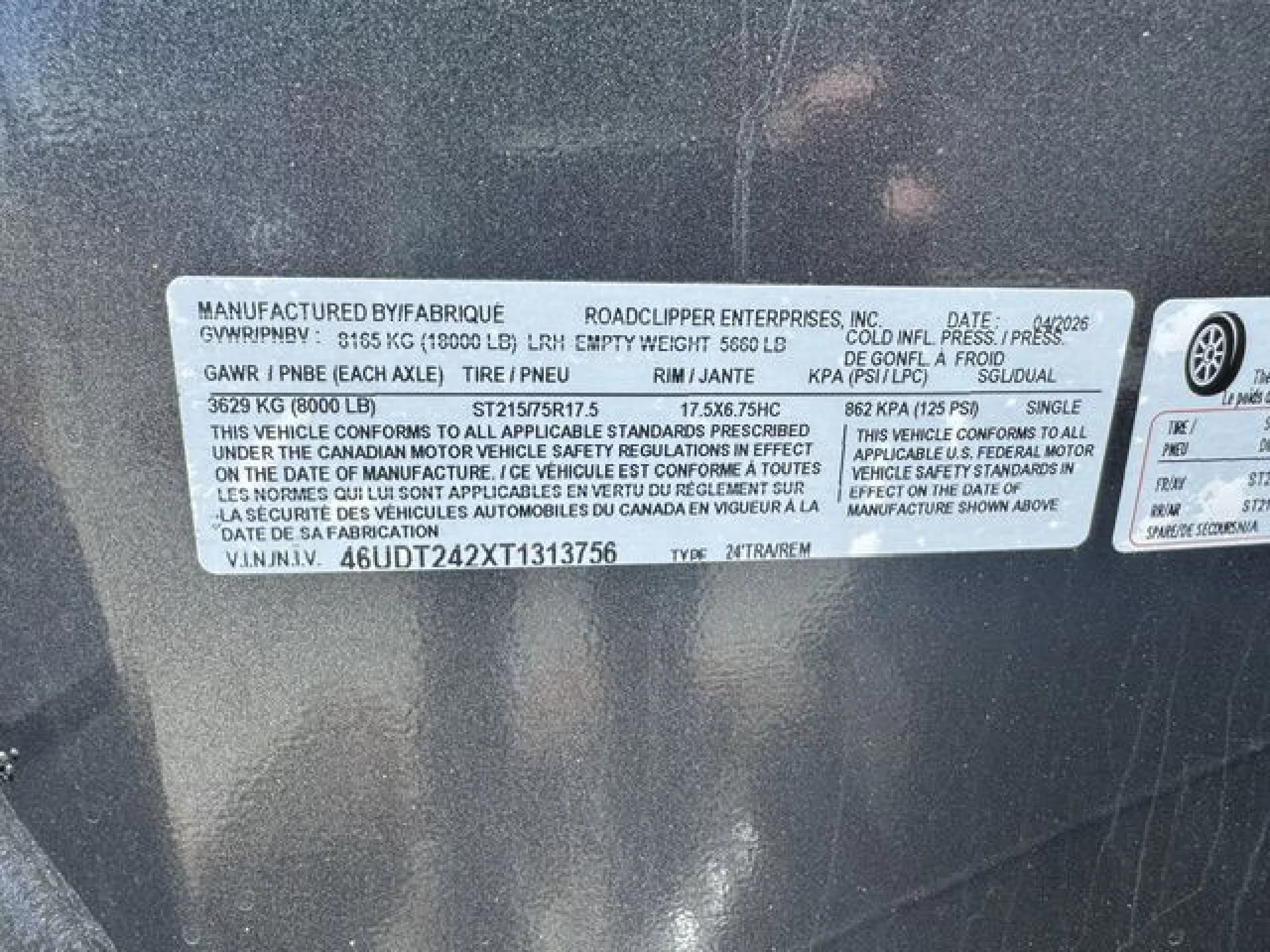 2026 DIAMOND C TRAILERS DIAMOND C DET 208 GN L24X102 18K - Image 13