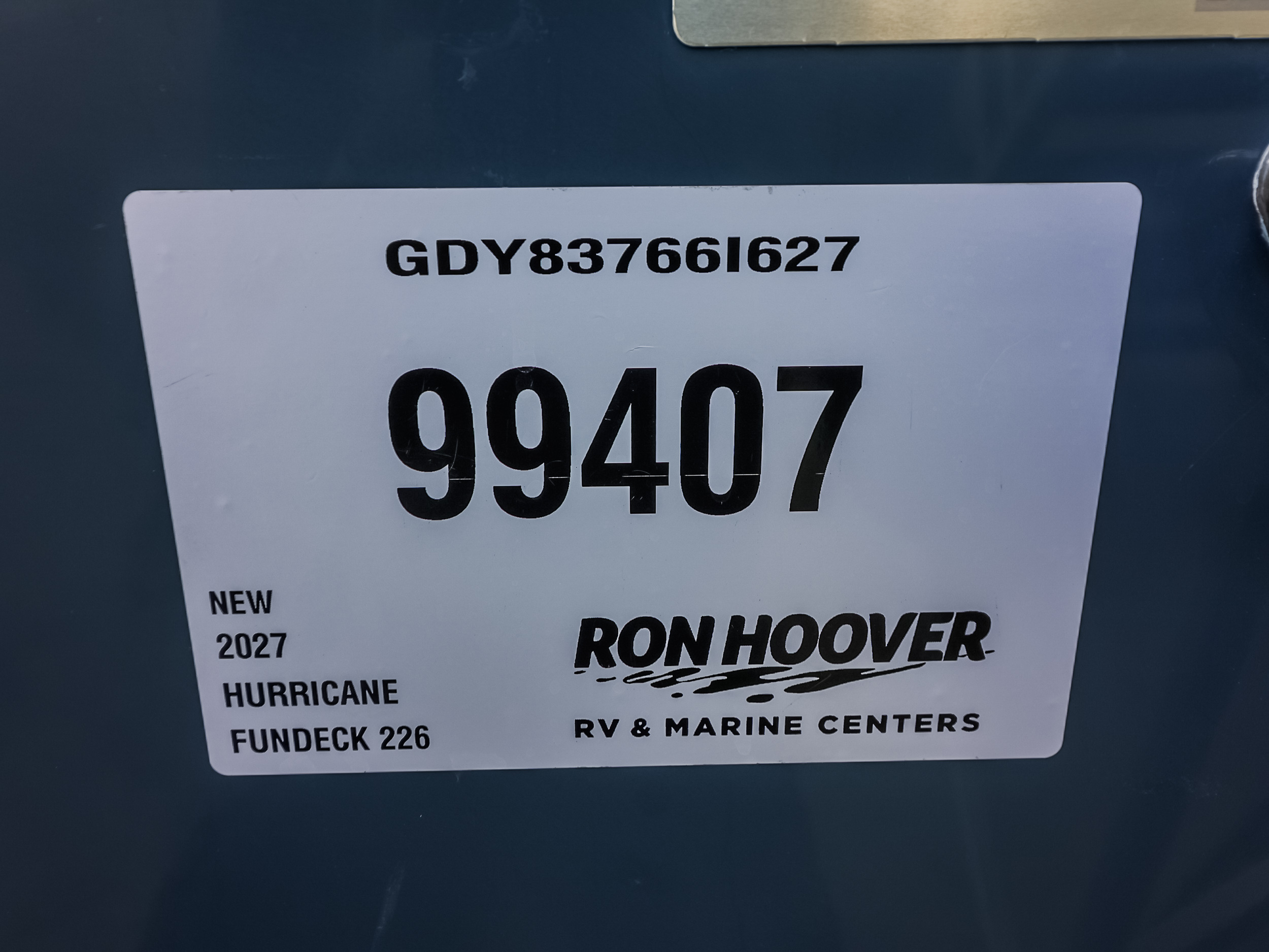 2027 Hurricane FunDeck 2260 REF - Image 31