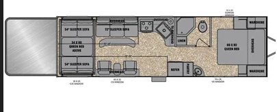2016 EVERGREEN REACTOR 27FS floorplan