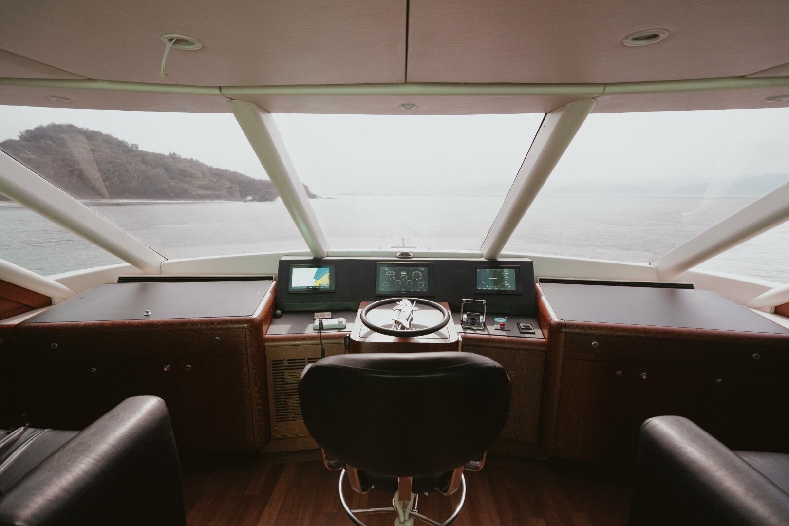 1996 Oceanfast 87 Enclosed Bridge Sportfish - Image 4