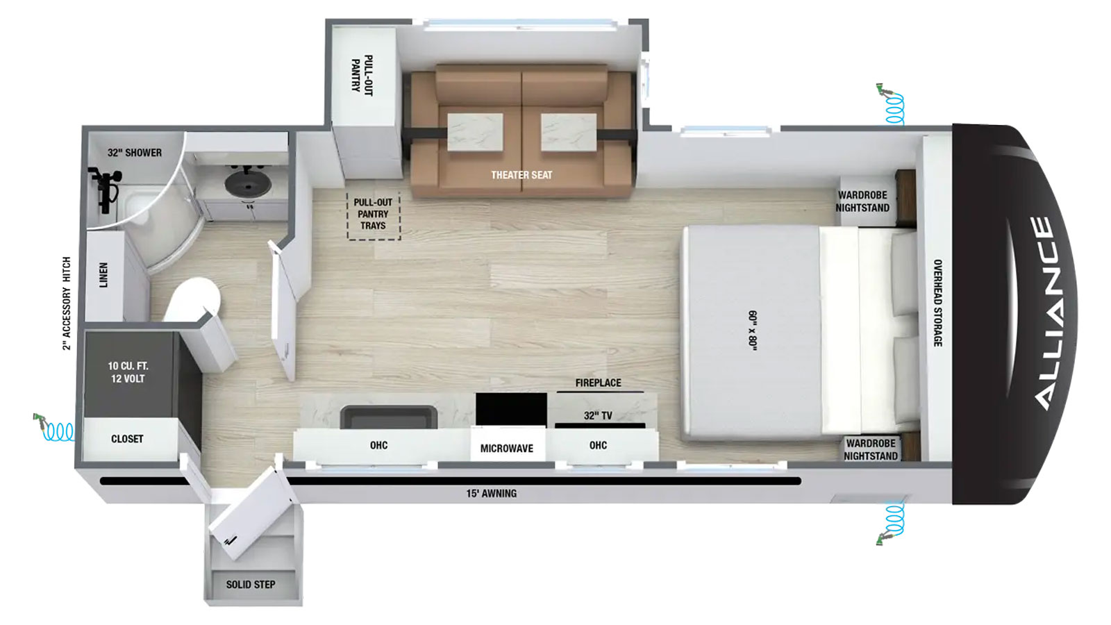 2027 Alliance RV DELTA ULTRA LITE ML206 - Floorplan 1