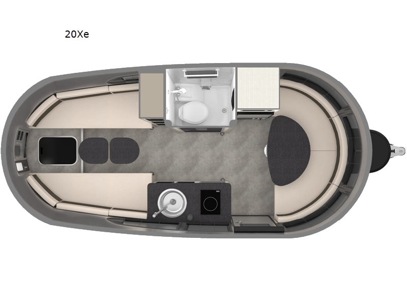 2026 Airstream Basecamp Xe 20Xe - Floorplan 1