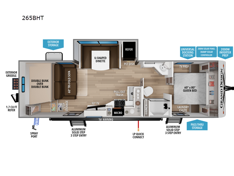 2027 Grand Design Transcend 265BHT - Image 22