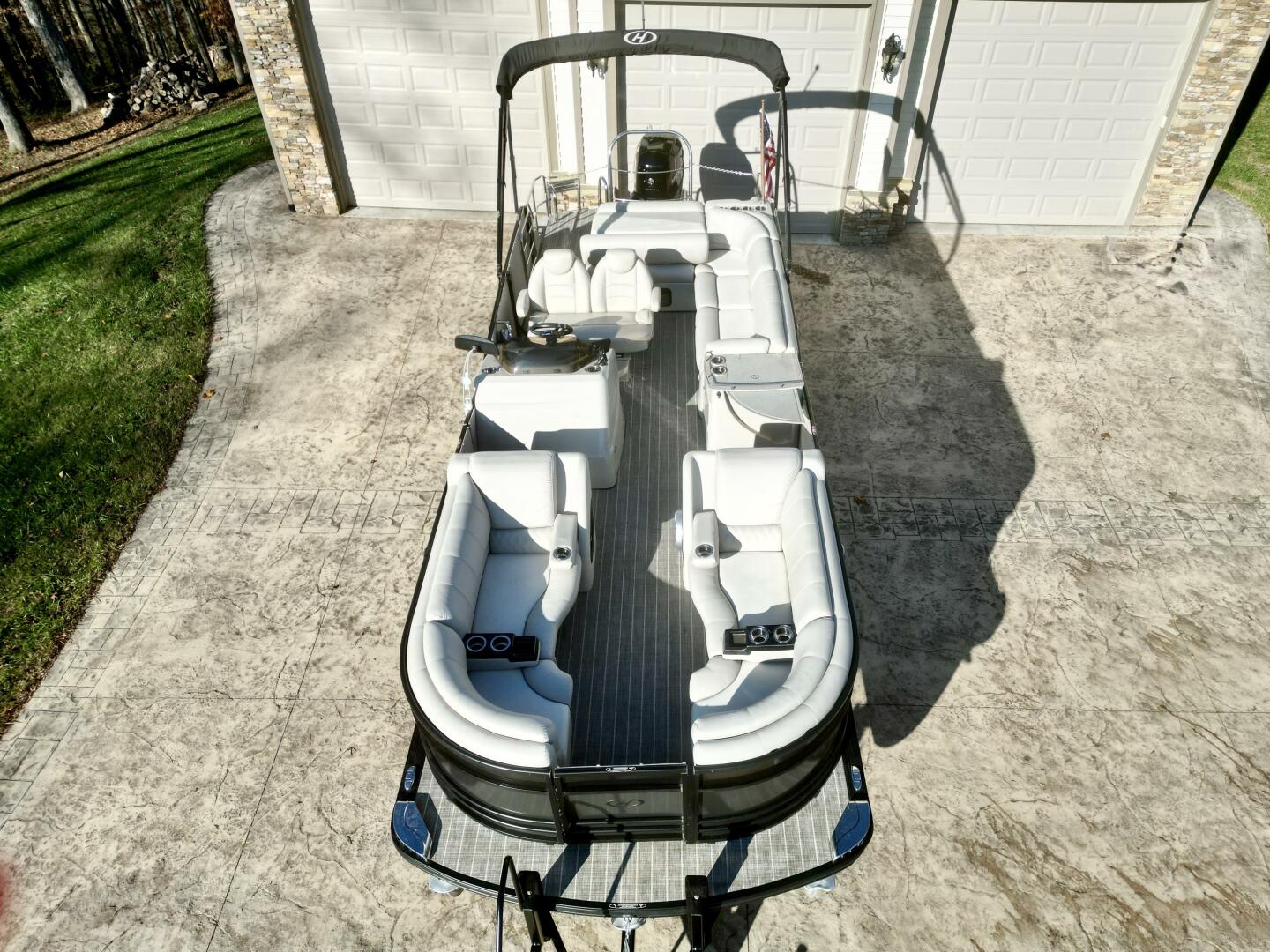 2016 Harris Grand Mariner 250 SLEC Tritoon - Image 5