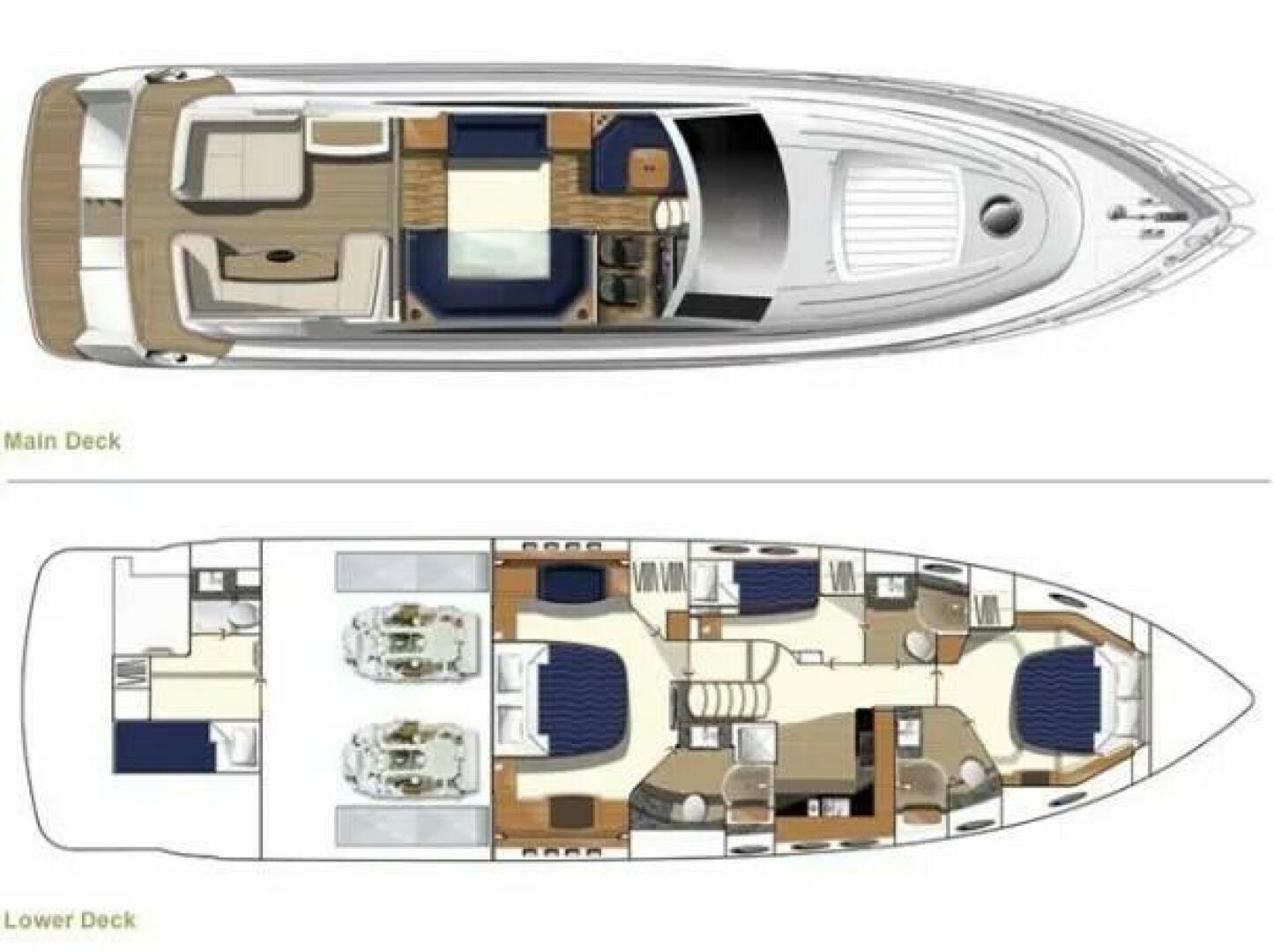 2001 Viking Sport Cruisers V65 Express - Image 5