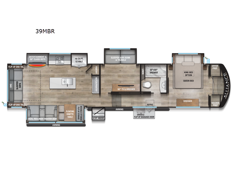 2027 Alliance Avenue All-Access 39MBR floorplan