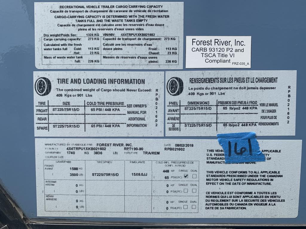 2019 FOREST RIVER 190 - Image 33