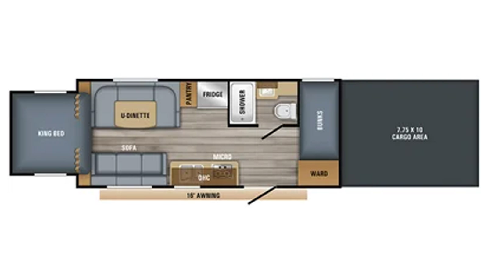 2019 JAYCO OCTANE SL 210 - Floorplan 1