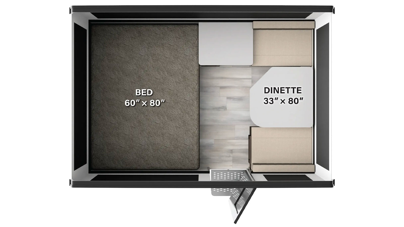 2026 Forest River Rockwood Tent 19OTG - Floorplan 1