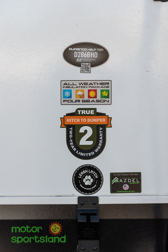2026 KZ RV Durango Half-Ton D286BHD - Image 19