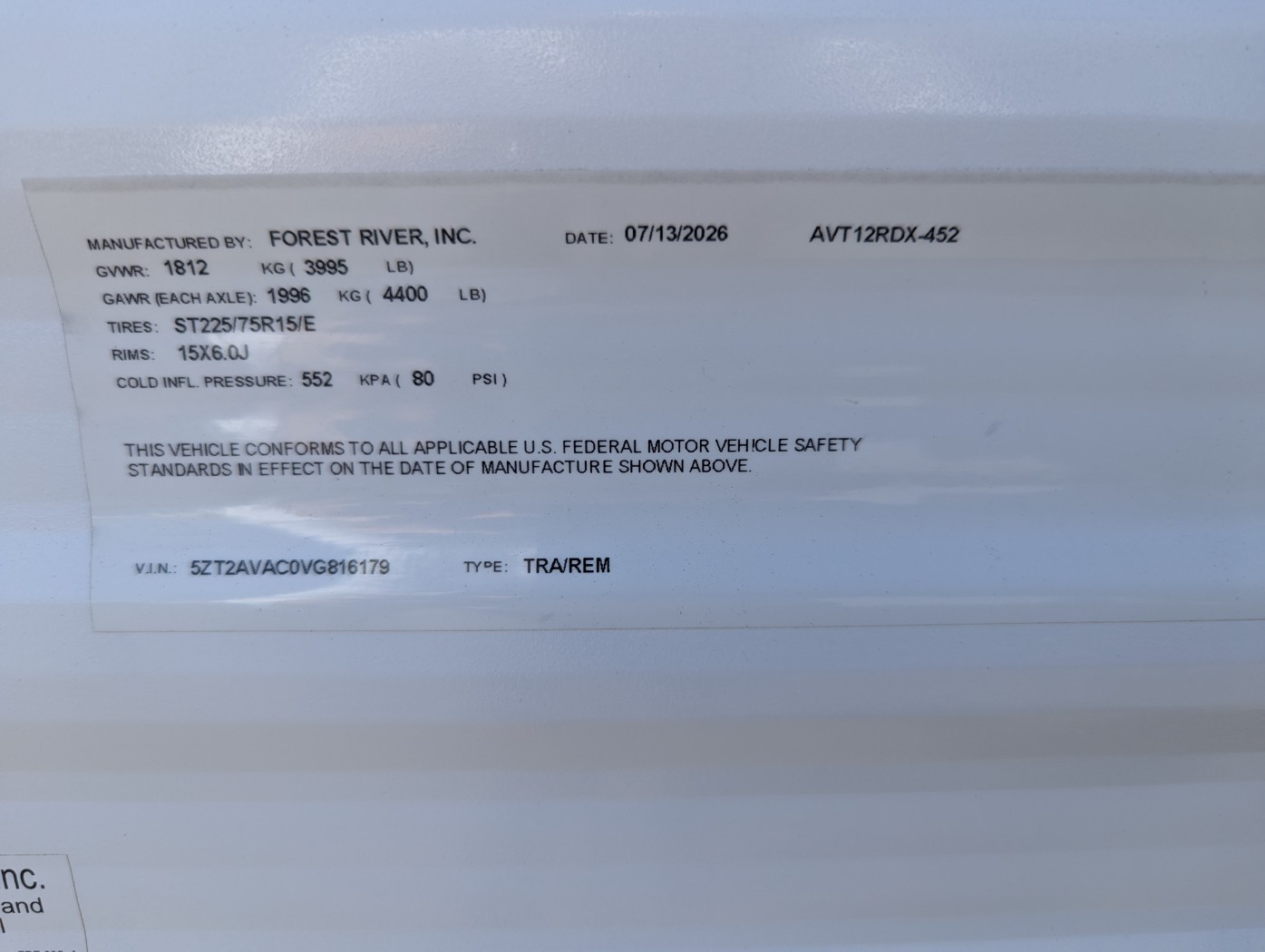2027 Forest River Avenger LT 12RDX - Image 10