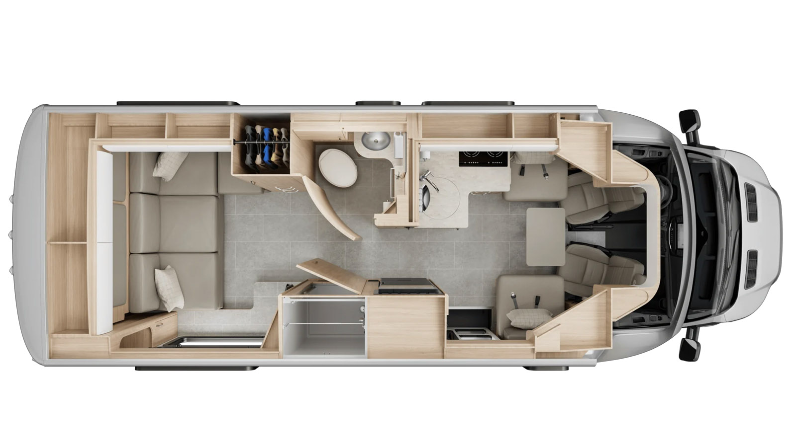 2026 Leisure Travel Wonder W24RL - Floorplan 1