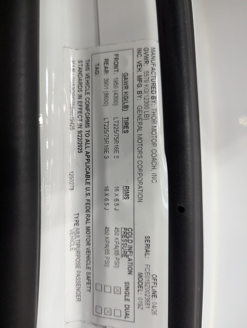 2027 Thor Motor Coach Four Winds 19Z - Image 25