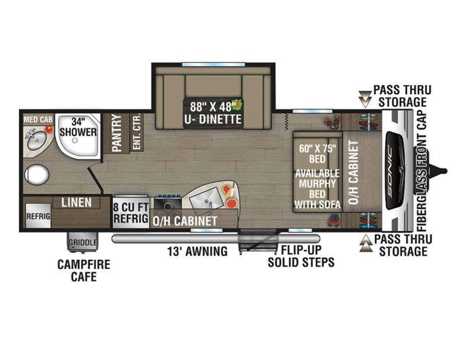 2025 Venture RV Sonic SN220VRB - Image 2