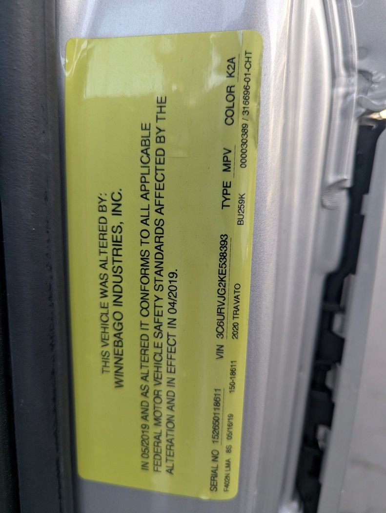 2020 Winnebago Travato 59K - Image 5