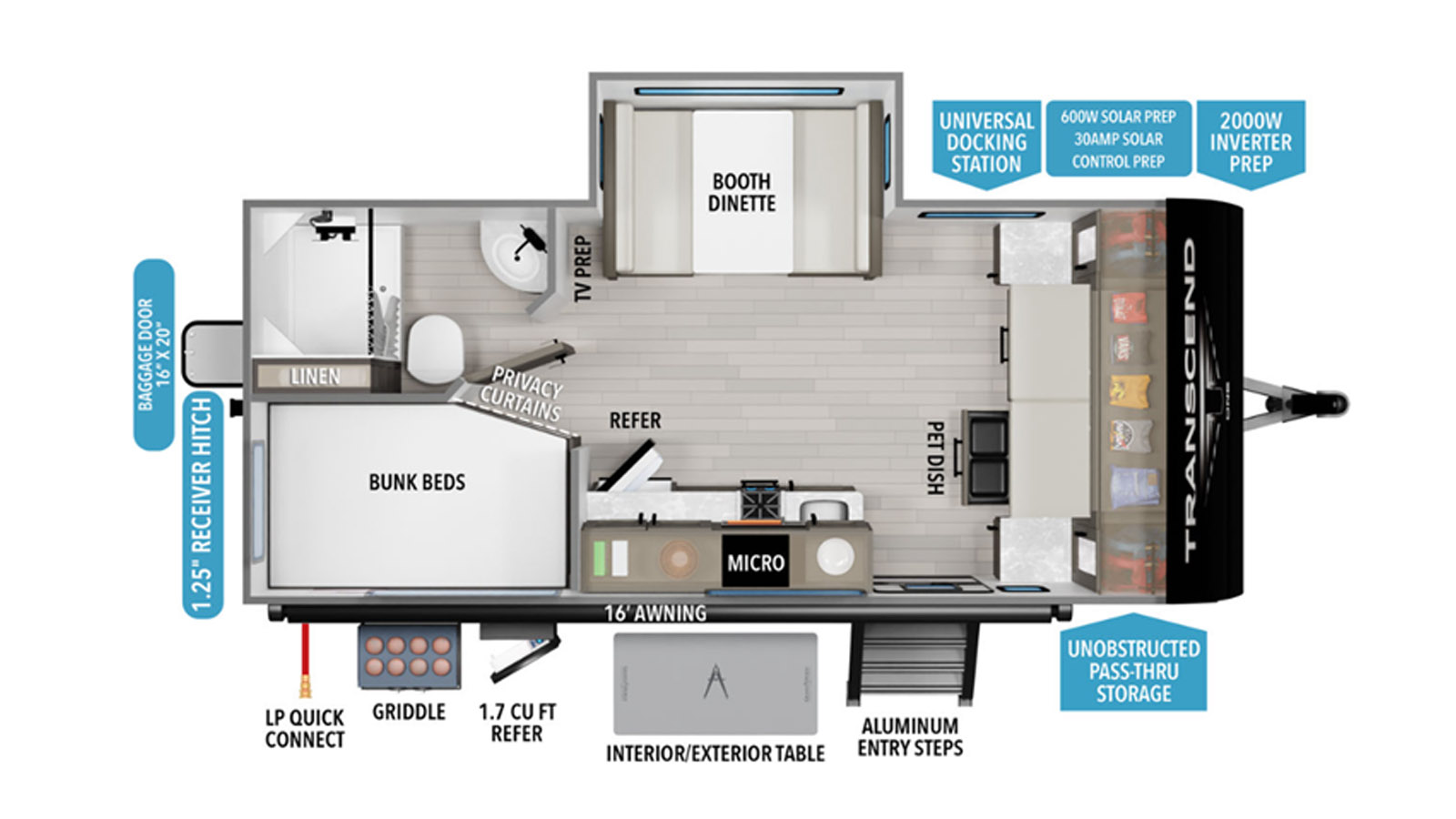 2026 Grand Design Transcend ONE 161BH - Image 2