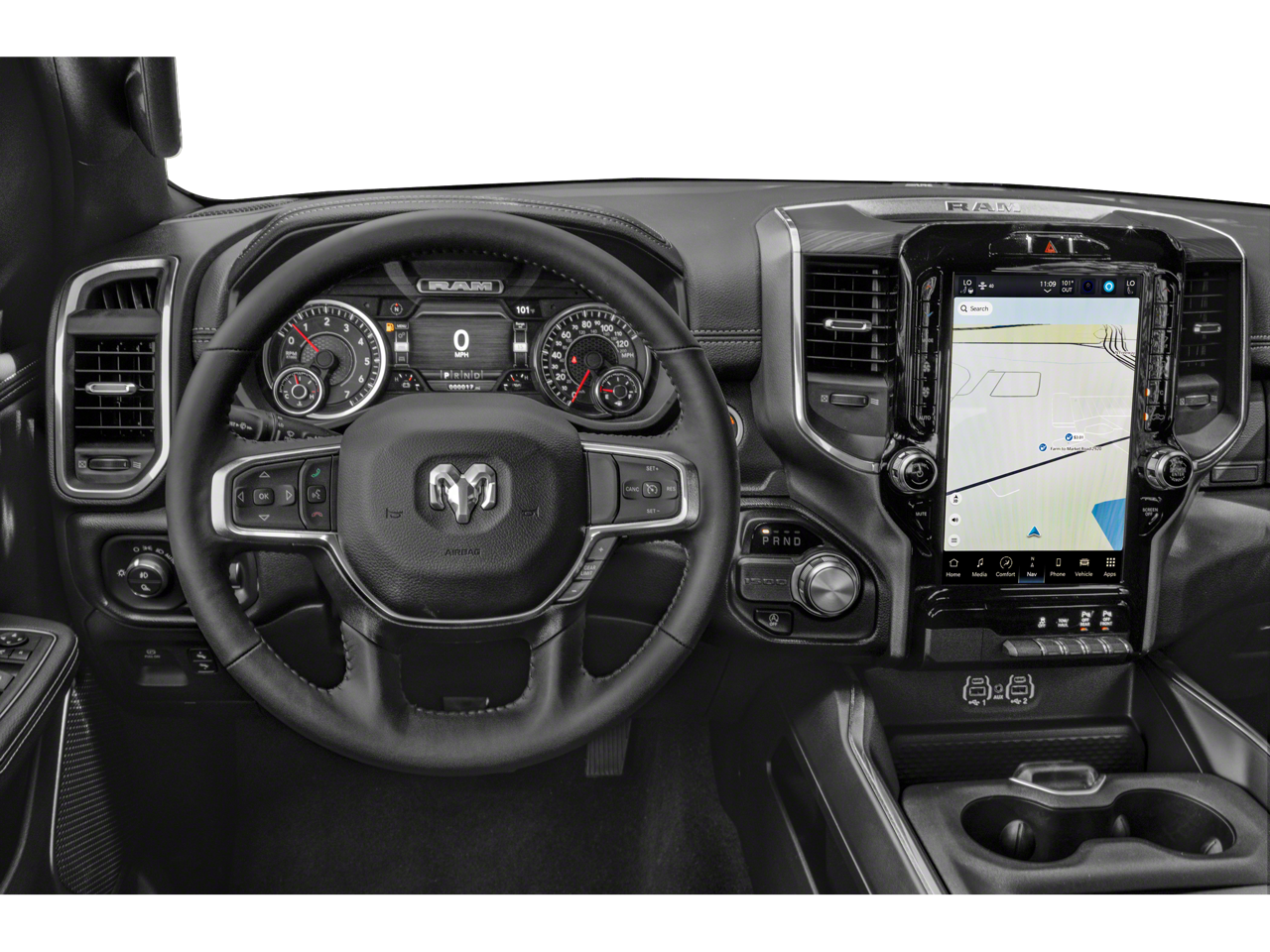 2023 Ram Ram 1500 Pickup Crew Cab Laramie eTorque 4WD - Image 4