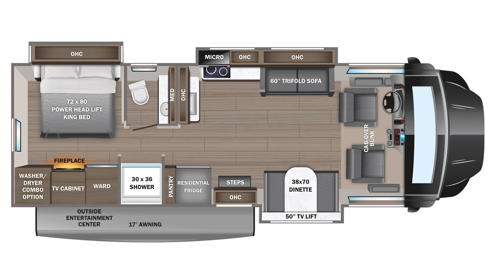 2023 Jayco Seneca XT 35L - Floorplan 1