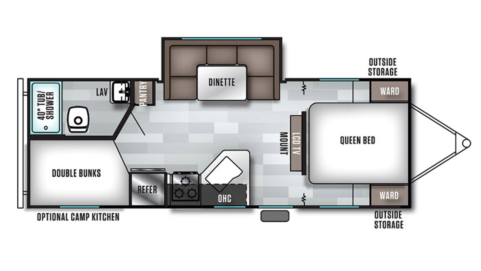 2018 Forest River Salem Cruise Lite Northwest Edition 243BHXL - Image 2