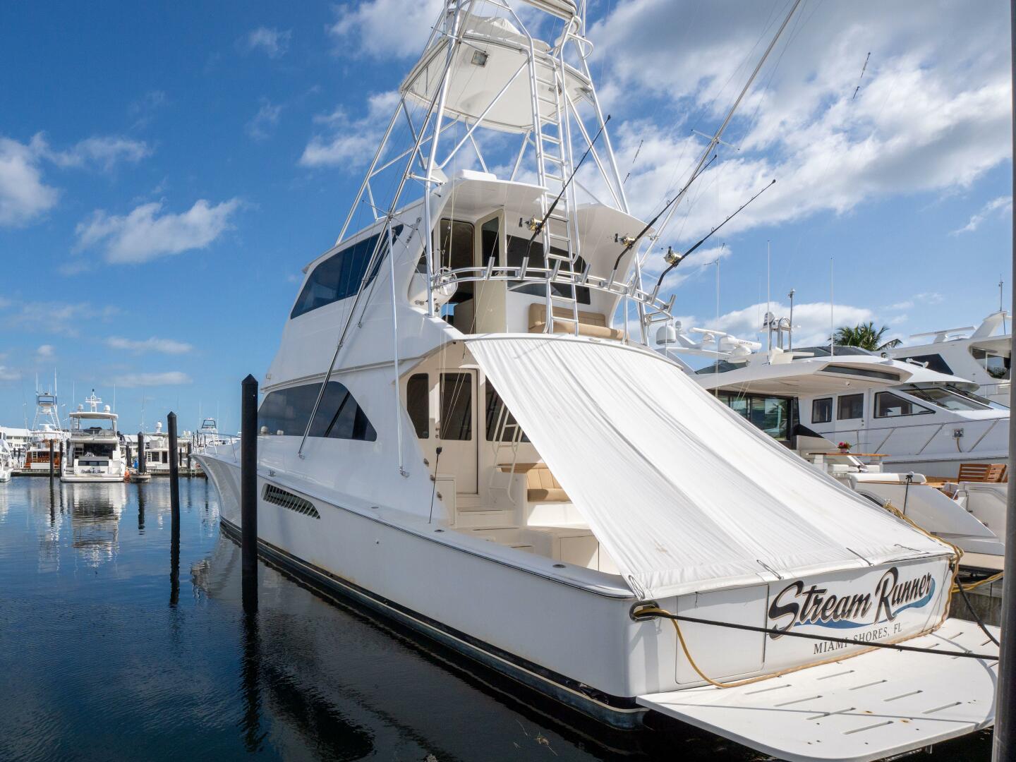 2005 Viking 74 Enclosed Bridge - Image 2