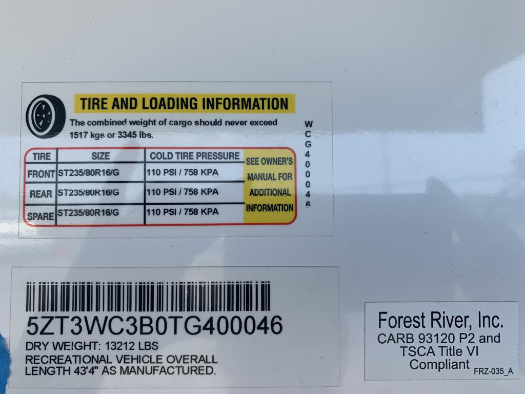 2026 FOREST RIVER WILDCAT XL 38BNB - Image 75