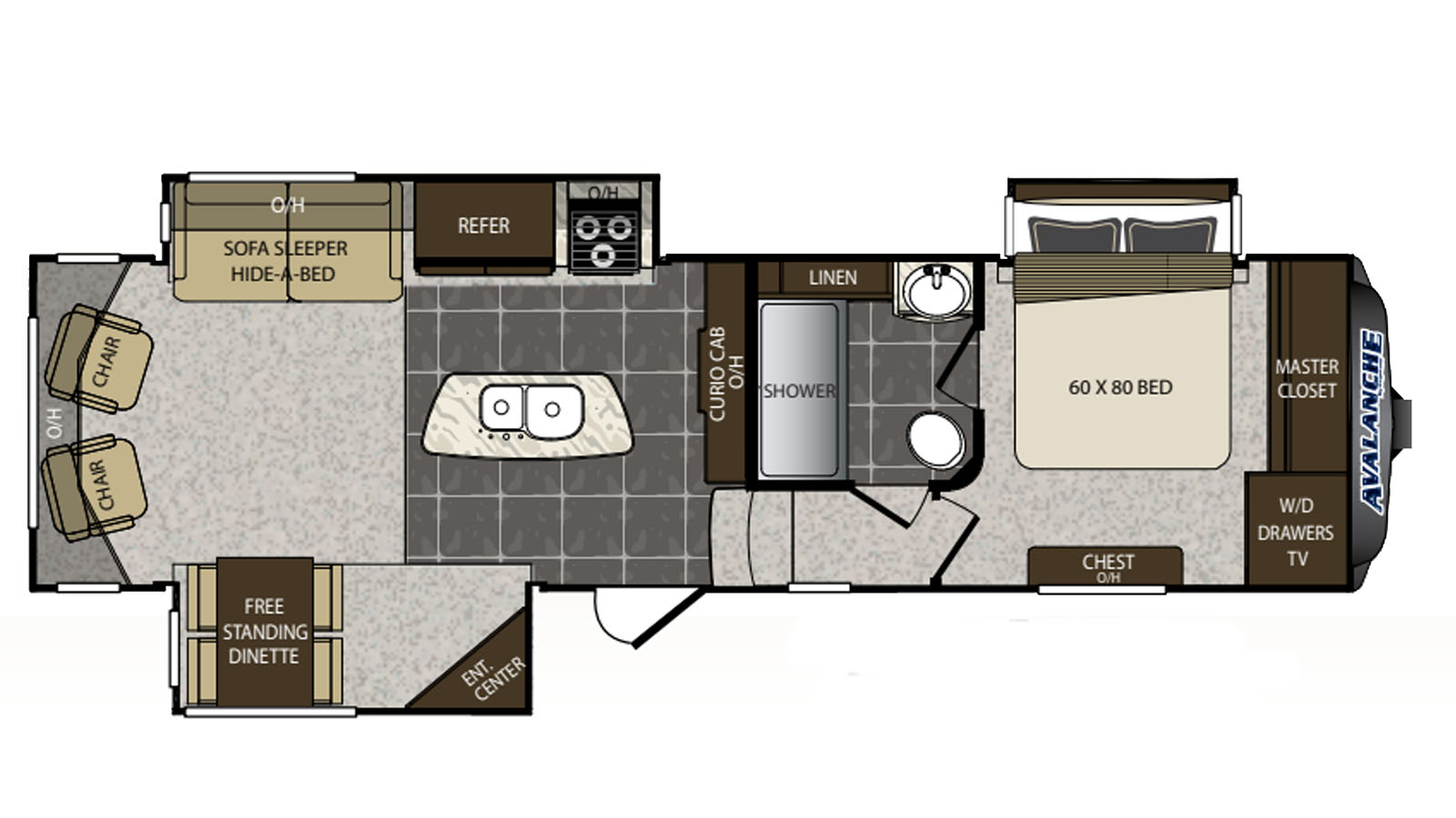2014 Keystone Avalanche 295RL - Image 1