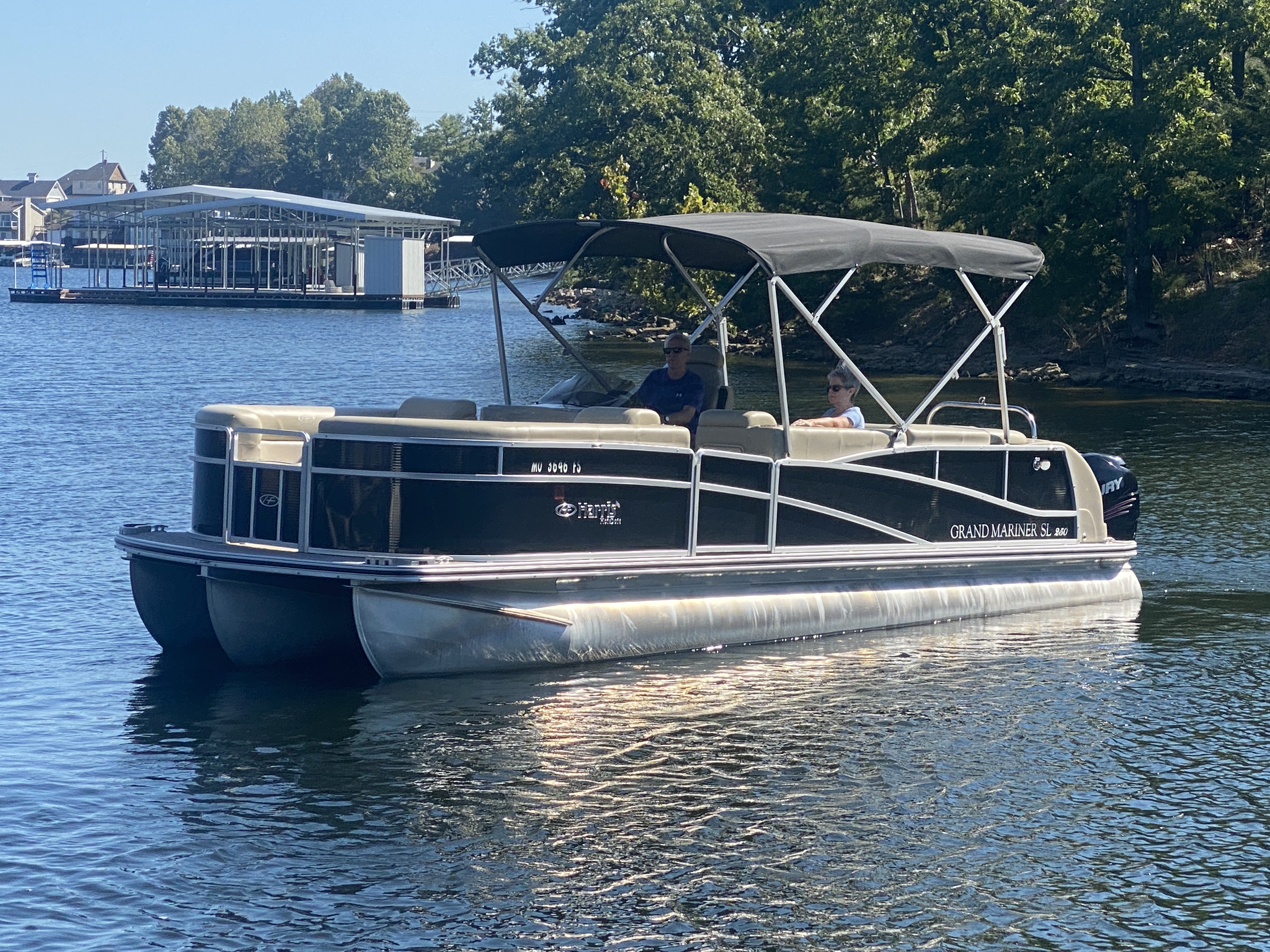 2012 Harris FloteBote Grand Mariner SL 250 - Image 1
