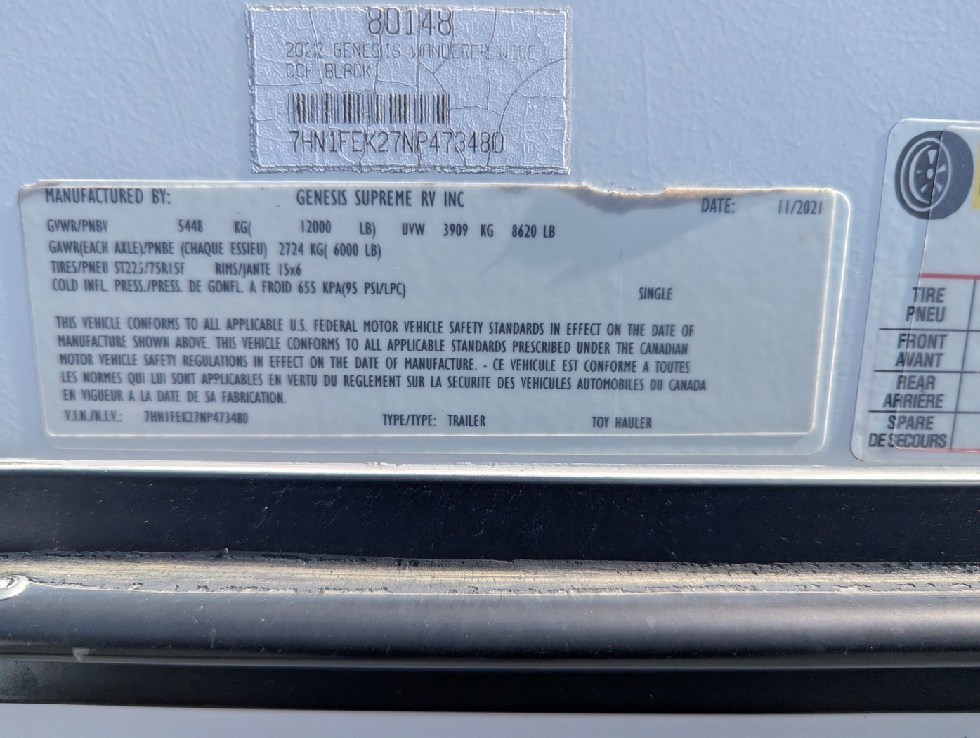 2022 Genesis Supreme Wanderer 28SAWL - Image 25