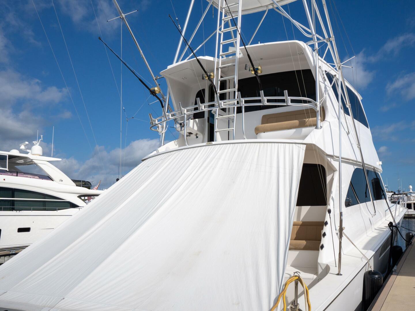2005 Viking 74 Enclosed Bridge - Image 3