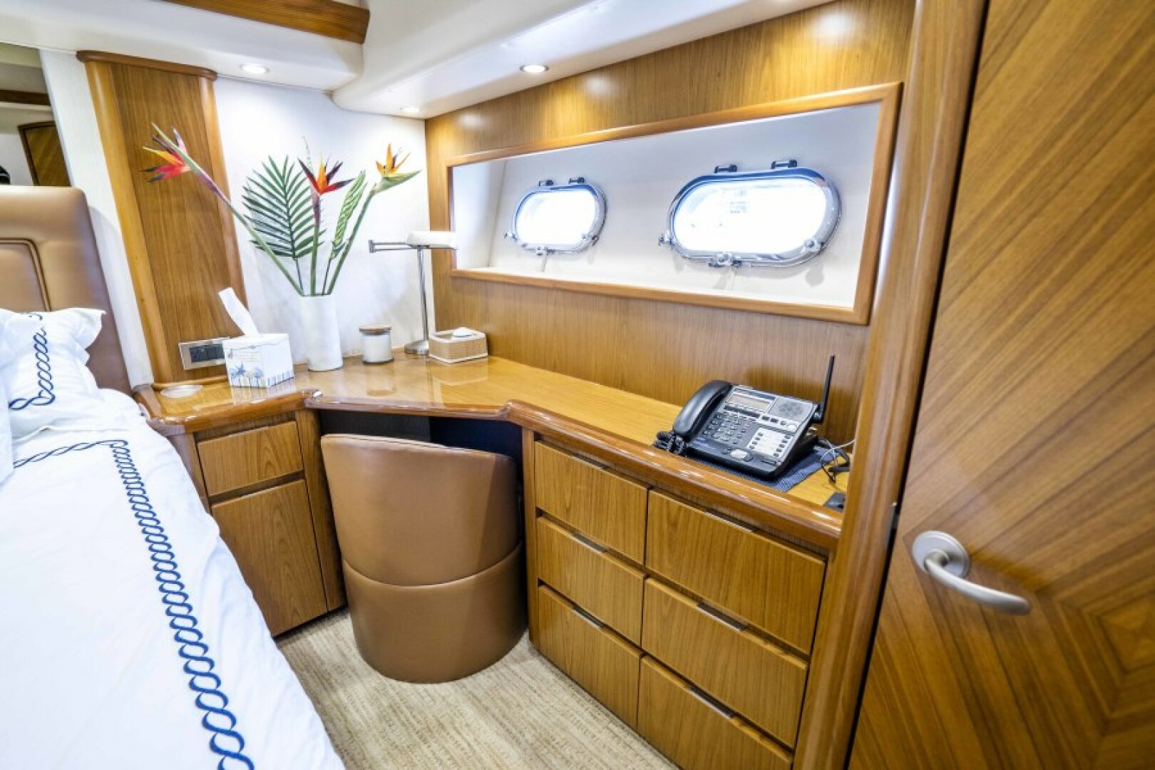 2011 Viking 70 Enclosed Bridge - Image 29