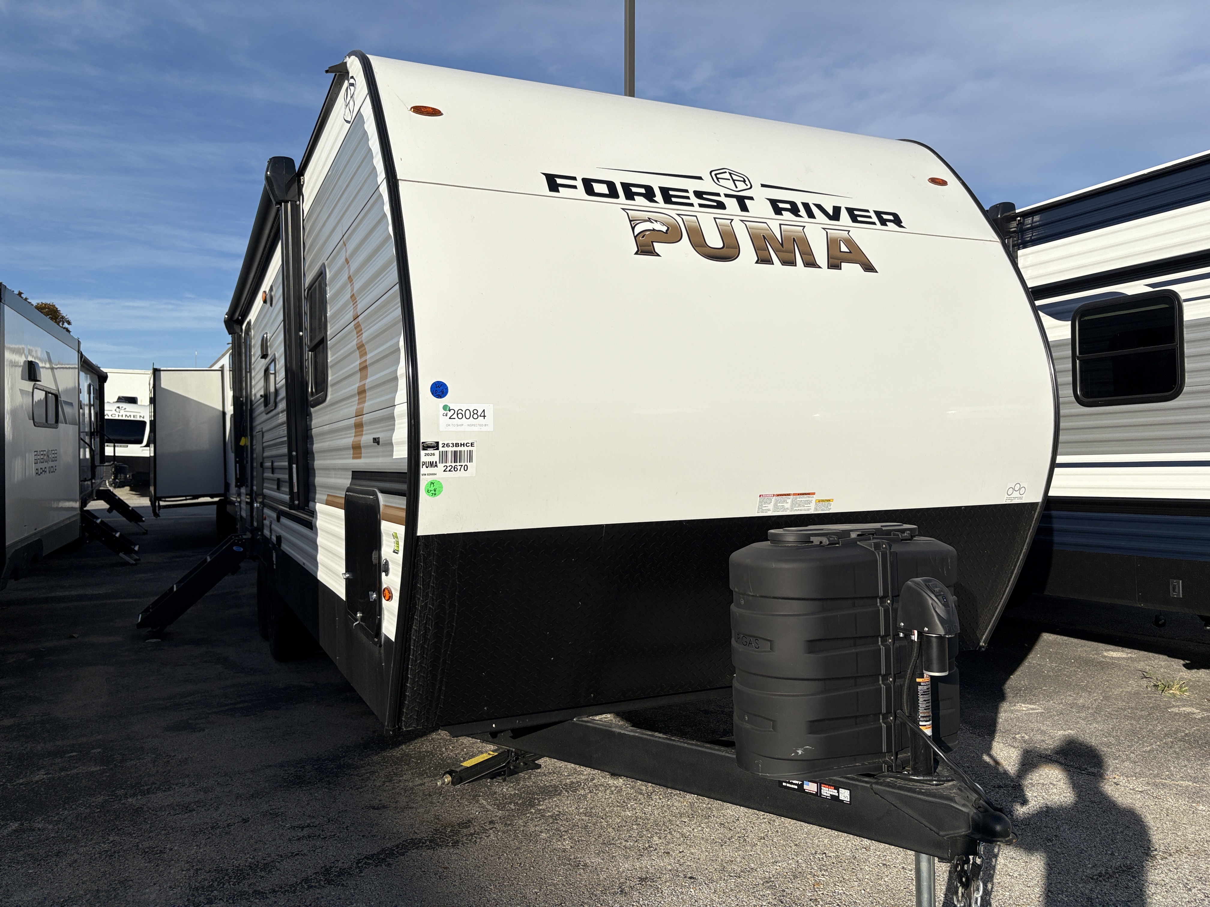 2026 Forest River Puma Camping Edition 263BHCE