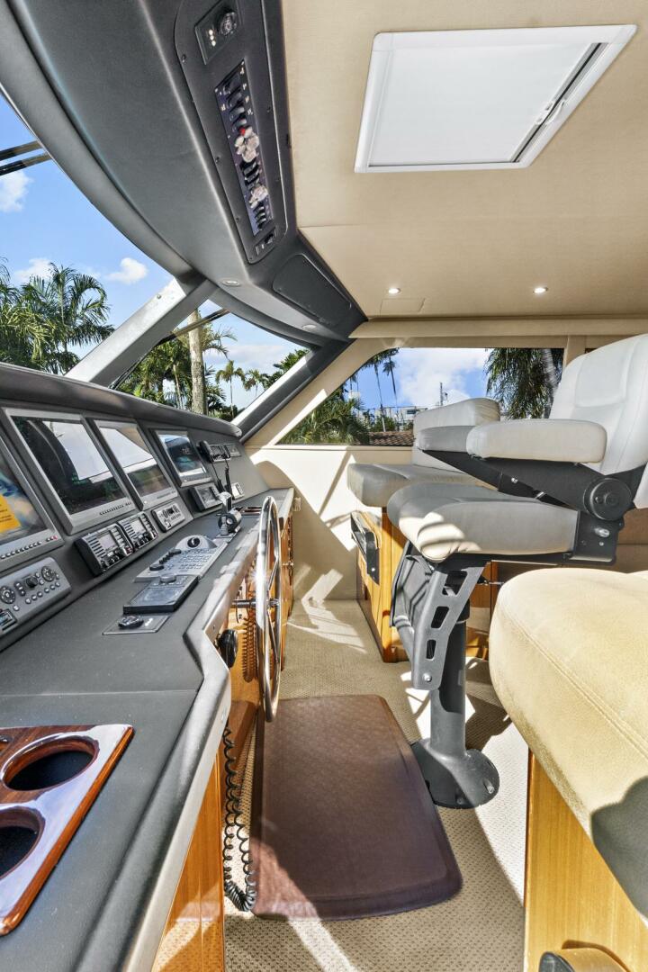 2008 Viking 74 Enclosed Bridge - Image 74