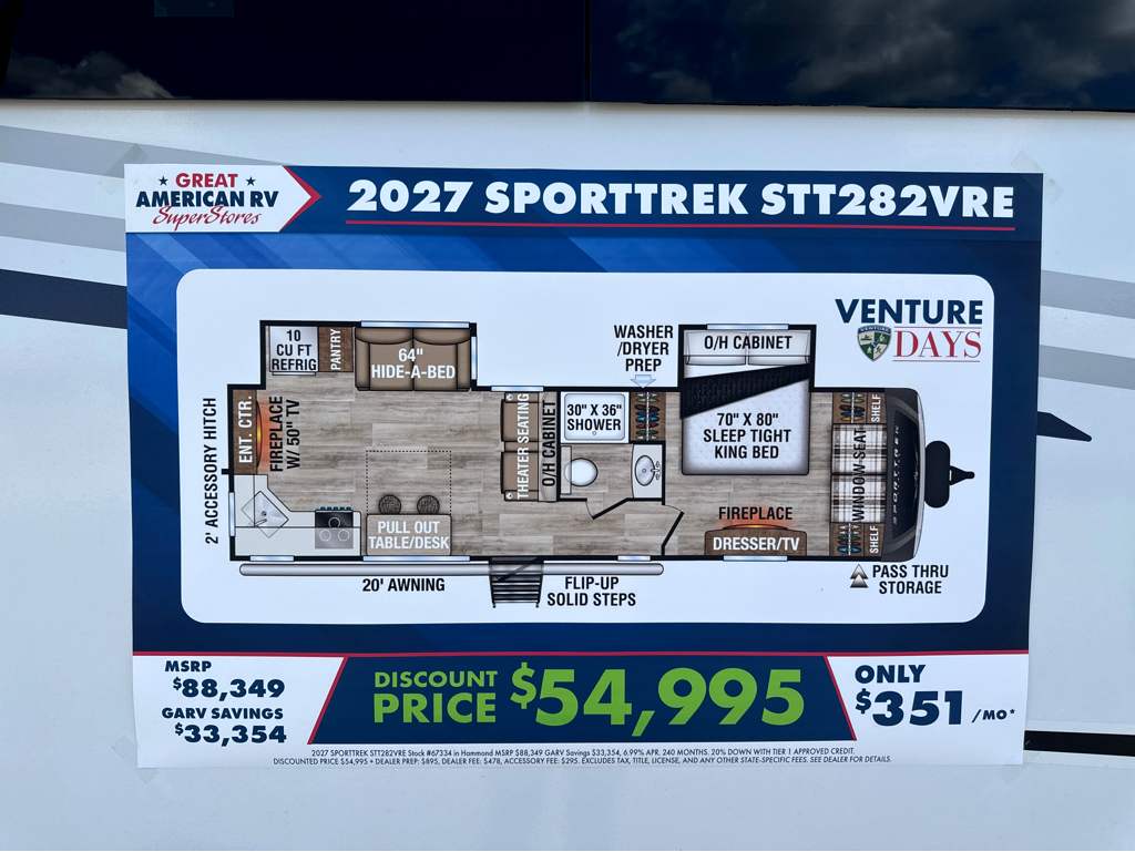 2027 VENTURE RV SPORTTREK 282VRE - Image 6