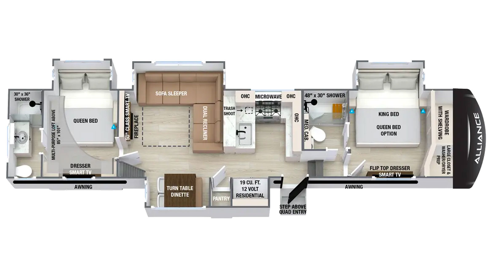Alliance Paradigm floorplan