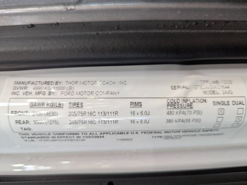 2025 Thor Motor Coach Gemini AWD 24JG - Image 30