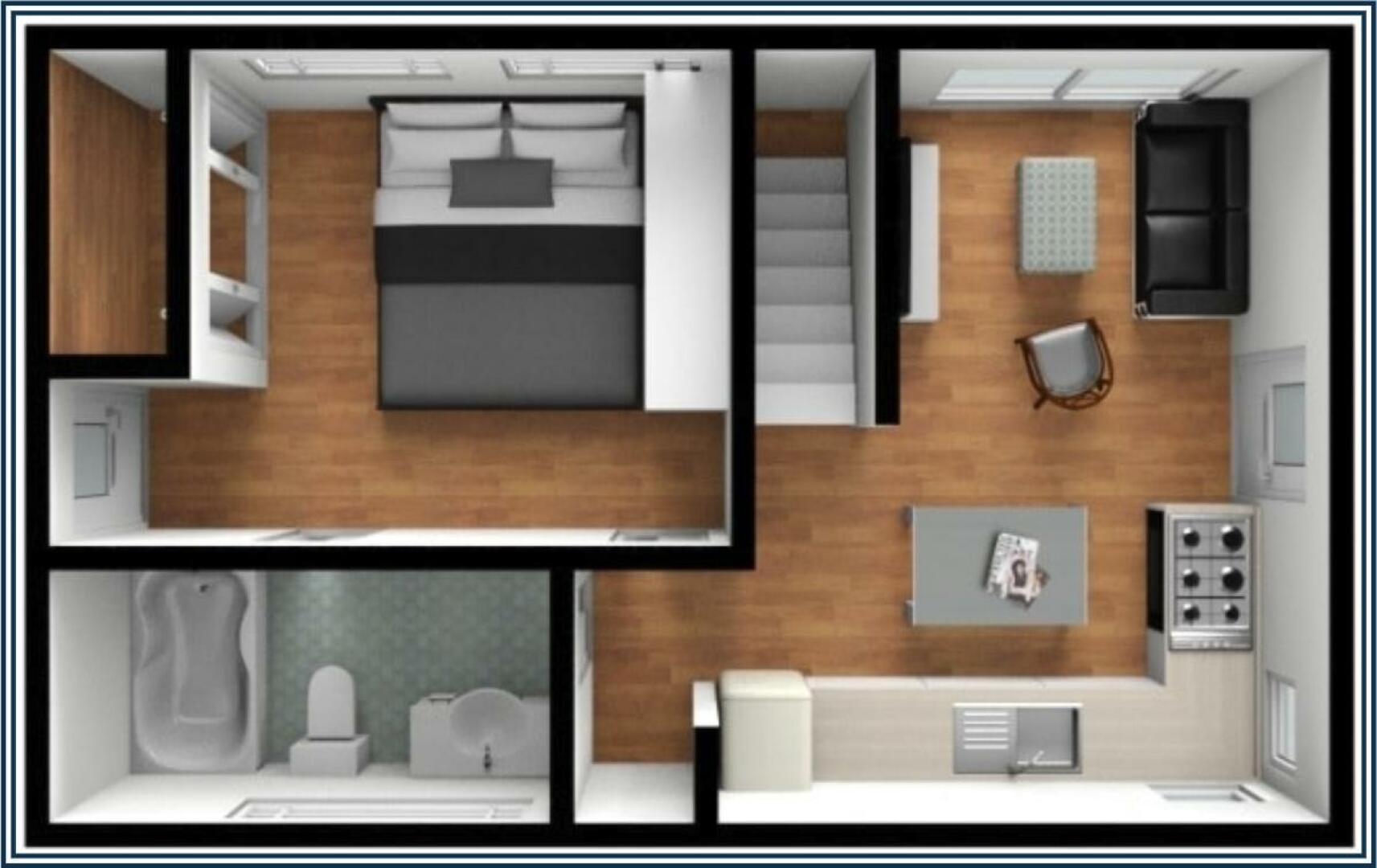 2019 Harbor Home Cozy Cottage 52' x 16' Tiny Boat - Image 9