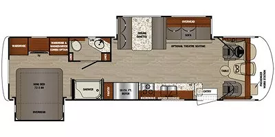 2019 Forest River GEORGETOWN GT5 31R floorplan