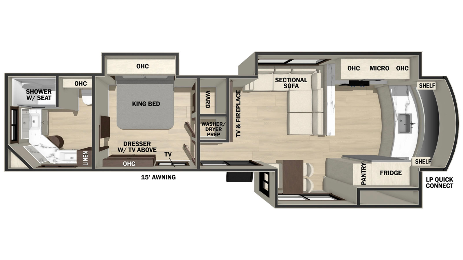 2027 Forest River Cedar Creek Cottage 40CMK - Image 4