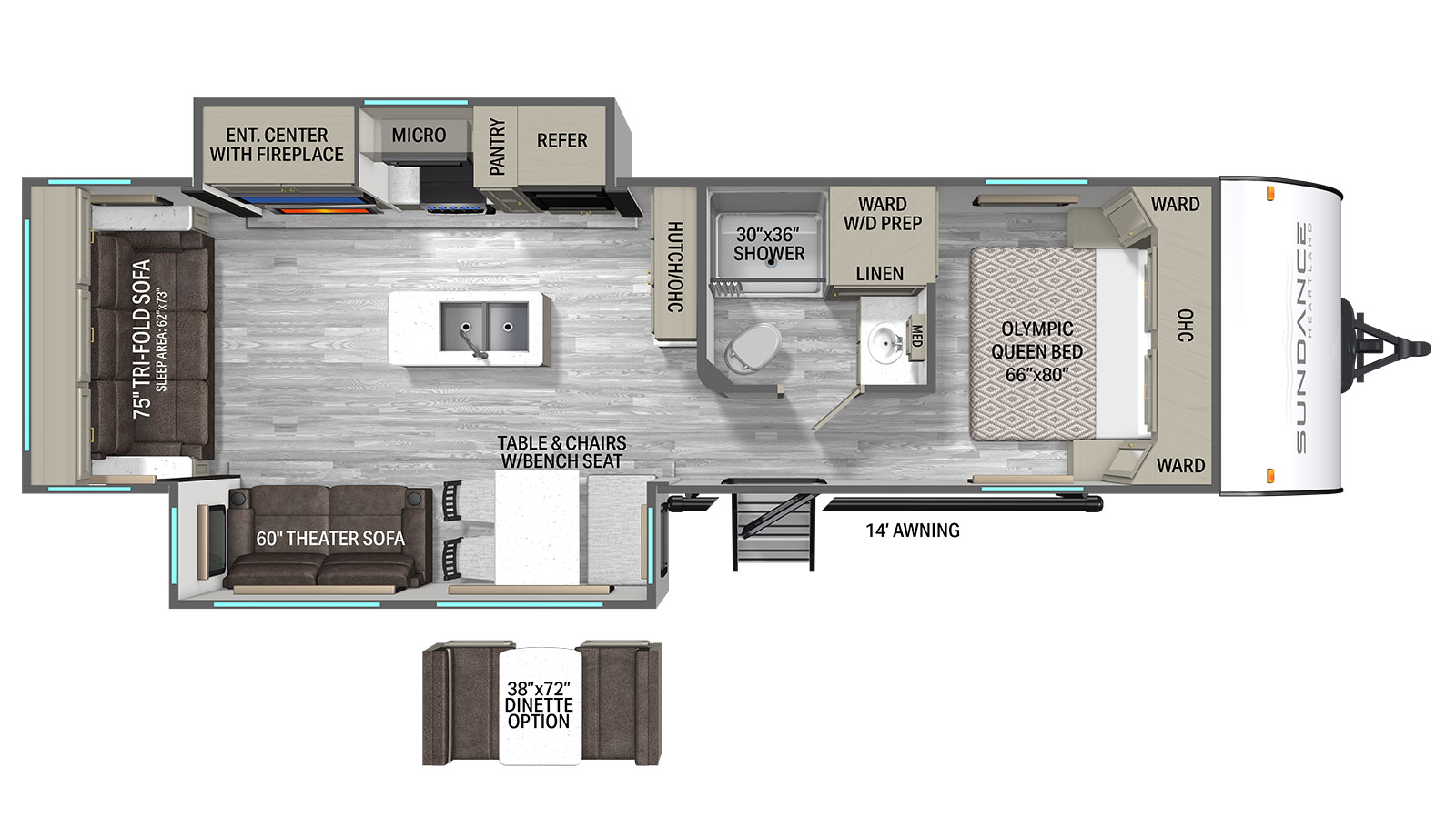 2026 Heartland Sundance Ultra-Lite 29RLBS - Image 2
