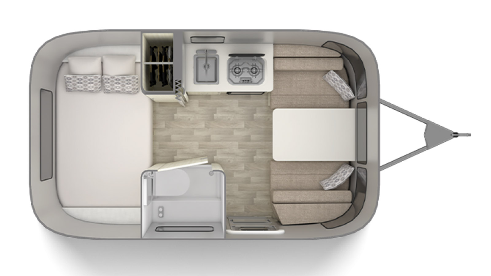 2026 AIRSTREAM 16RB BAMBI - Floorplan 1