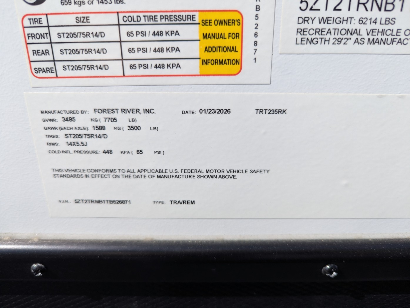 2026 Prime Time Tracer 235RK - Image 7