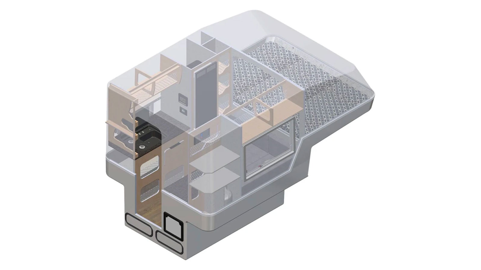 2026 Northern Lite 610 - Floorplan 1