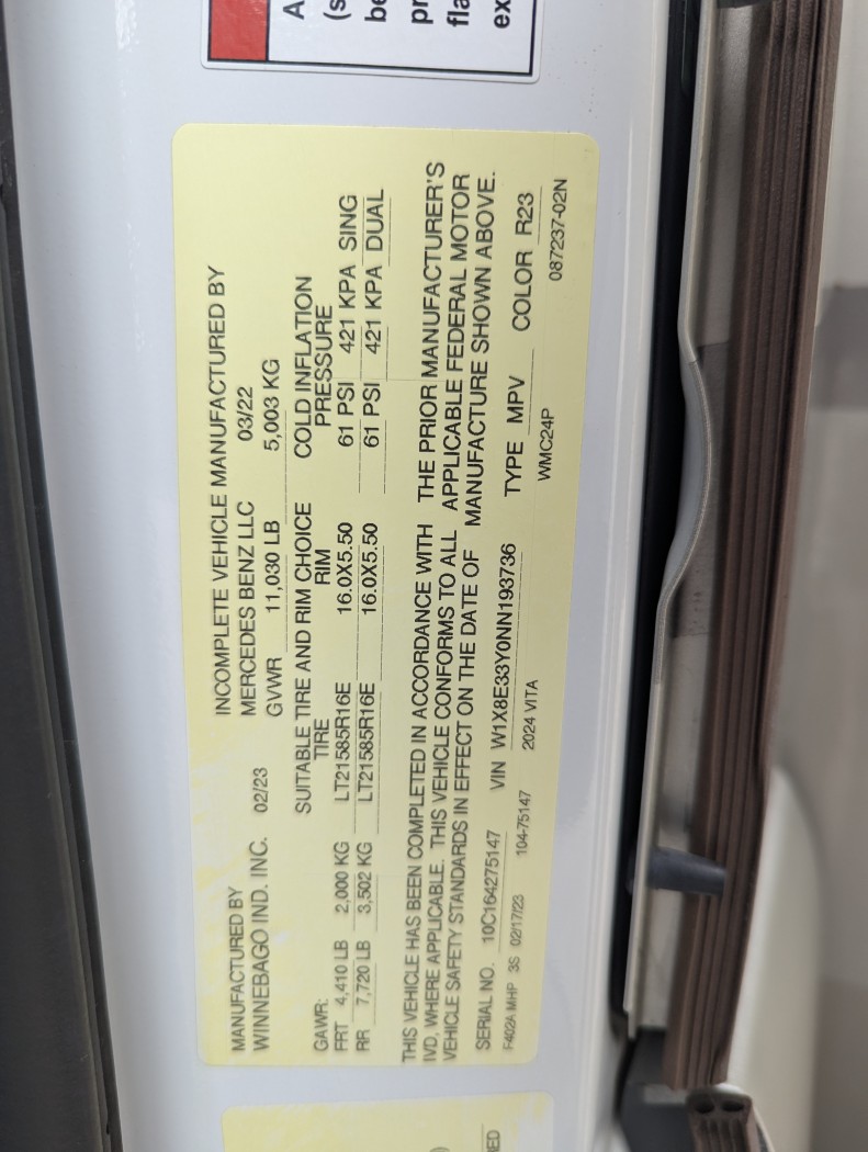 2024 Winnebago Vita 24P - Image 21