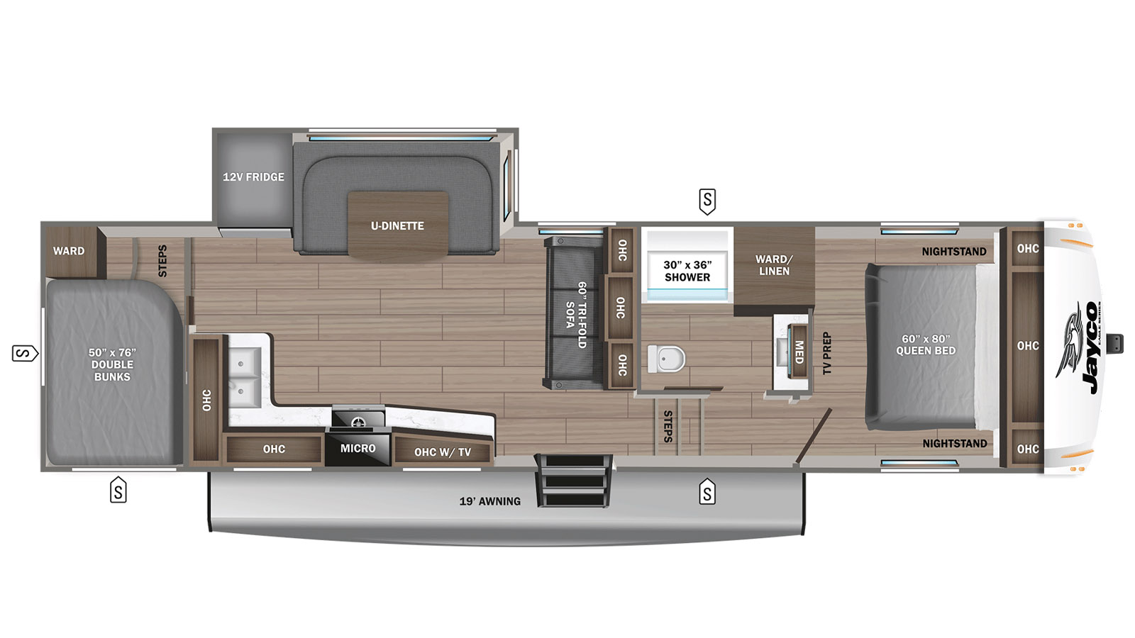 2026 Jayco Eagle SLE 28BHU - Floorplan 1