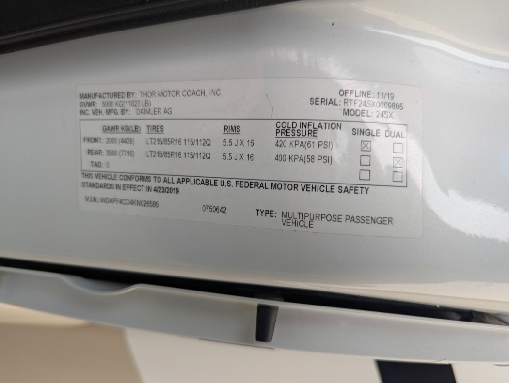 2020 Thor Motor Coach Compass RUV 24SX - Image 26