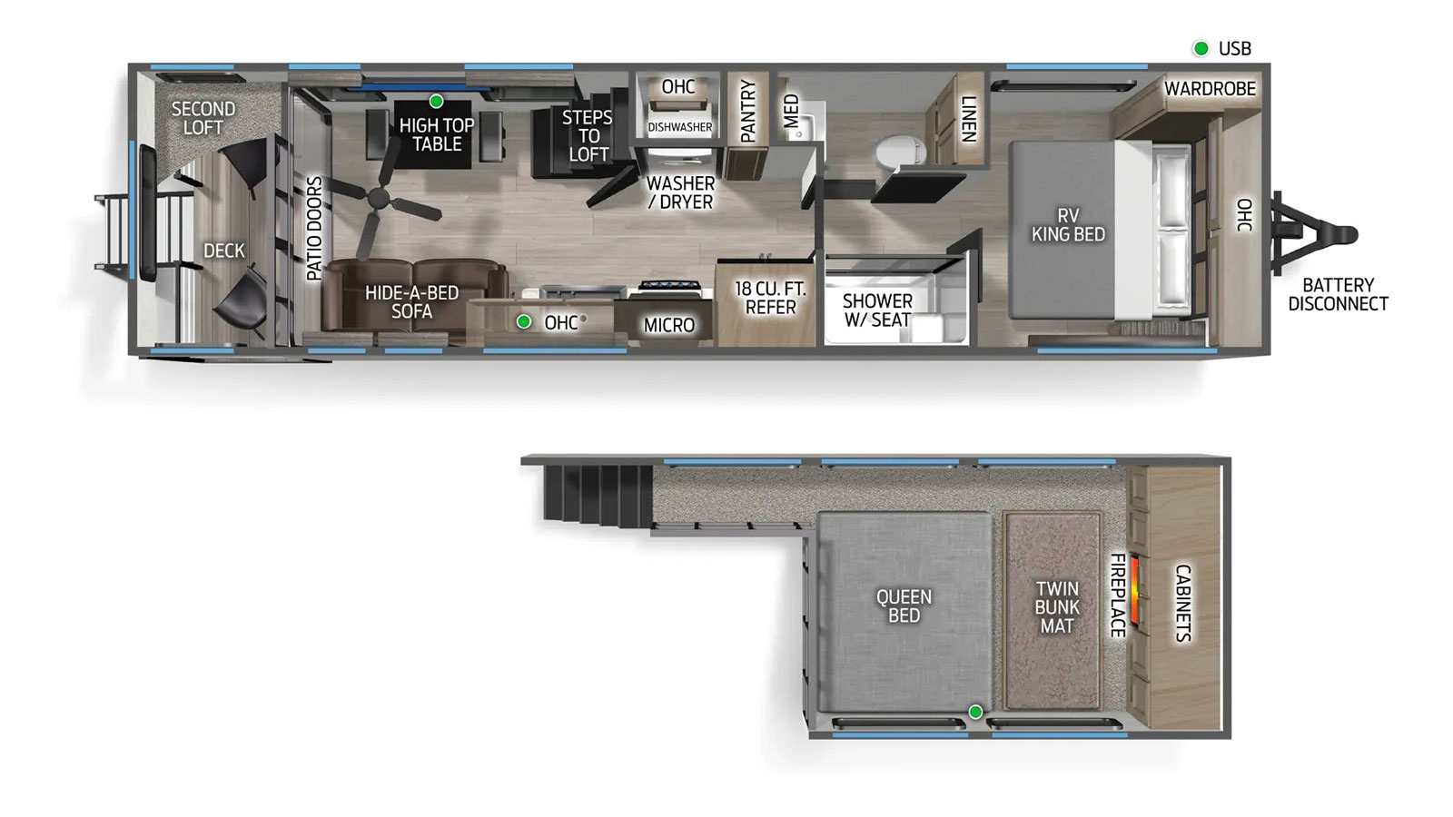 2026 Forest River Timberwolf 20OG - Floorplan 1