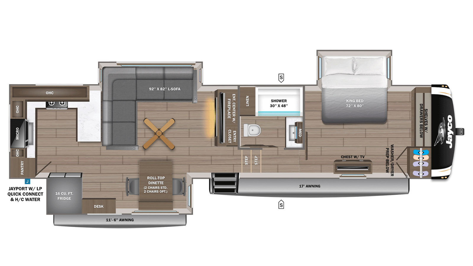2026 Jayco Eagle 365UKTS - Floorplan 1